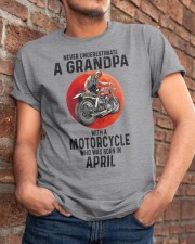04 BIKER GRANDPA NEVER Classic T-Shirt apparel-classic-tshirt-lifestyle-26