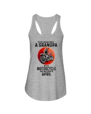 04 BIKER GRANDPA NEVER Ladies Flowy Tank tile