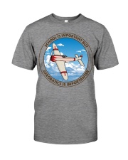 SCHOOL IS Aerobatics Premium Fit Mens Tee tile