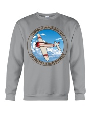 SCHOOL IS Aerobatics Crewneck Sweatshirt tile