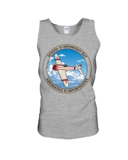 SCHOOL IS Aerobatics Unisex Tank tile