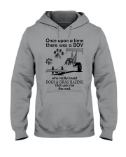 Drag Racing Once Upon Hooded Sweatshirt front