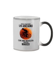 03 cycling old man tbn Color Changing Mug tile