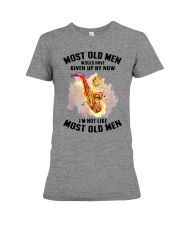 old man saxophone Premium Fit Ladies Tee tile