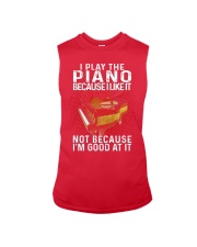 i play the piano Sleeveless Tee tile