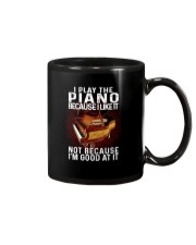 i play the piano Mug tile