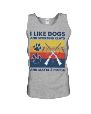 like-dogs-sporting-clays Unisex Tank tile