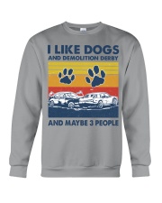 like-dogs-demolition-derby Crewneck Sweatshirt tile