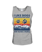 like-dogs-demolition-derby Unisex Tank tile