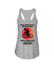 cycling never 02 Ladies Flowy Tank tile