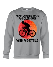 07 hat cycling old man Crewneck Sweatshirt tile