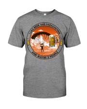 i like beer parachuting Premium Fit Mens Tee tile