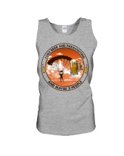 i like beer parachuting Unisex Tank tile