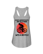 cycling never old man Ladies Flowy Tank tile