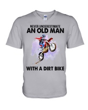 never dirt bike V-Neck T-Shirt tile