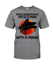 03 hat piano old man Classic T-Shirt tile