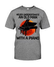 03 hat piano old man Premium Fit Mens Tee tile