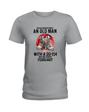 2 DD-214 old man Ladies T-Shirt tile