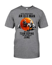 06 Team roping old man Classic T-Shirt front