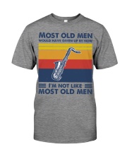 most old men saxophone Premium Fit Mens Tee tile