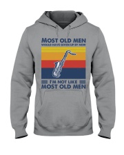 most old men saxophone Hooded Sweatshirt tile