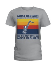 most old men saxophone Ladies T-Shirt tile