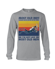 most old men scuba-diving Long Sleeve Tee tile