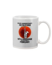 saxophone old man 02 Mug tile