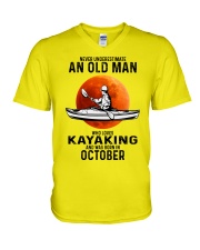 never-old-men-kayaking-10 V-Neck T-Shirt tile