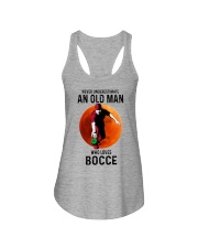 bocce old man Ladies Flowy Tank tile