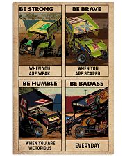 be strong poster sprint car racing.jpg 24x36 Poster front