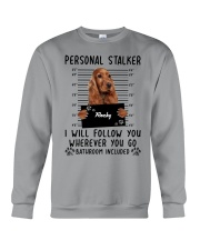 English Cocker Spaniel stalker Crewneck Sweatshirt tile