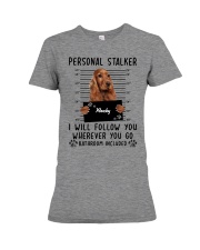 English Cocker Spaniel stalker Premium Fit Ladies Tee tile