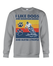 like-dogs-mountain-biking Crewneck Sweatshirt tile