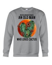 cactus old man Crewneck Sweatshirt tile