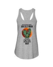 05 cactus never old man Ladies Flowy Tank tile