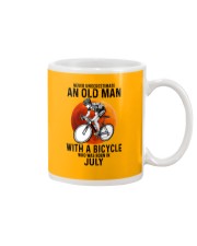 07 cycling never old man Mug tile