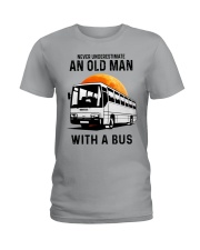 bus driver old man Ladies T-Shirt tile