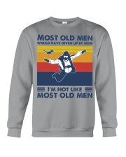 most old men skydiving Crewneck Sweatshirt tile