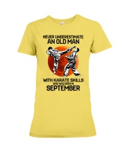 9 karate Premium Fit Ladies Tee tile