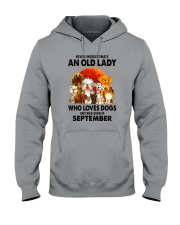 Dogs-old-lady-09 Hooded Sweatshirt tile