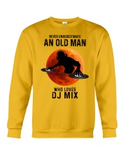 Dj mix never old man Crewneck Sweatshirt tile