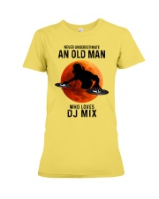 Dj mix never old man Premium Fit Ladies Tee tile