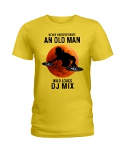 Dj mix never old man Ladies T-Shirt tile