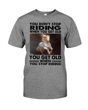 horse riding Premium Fit Mens Tee tile