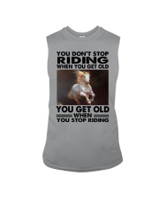 horse riding Sleeveless Tee tile