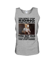 horse riding Unisex Tank tile