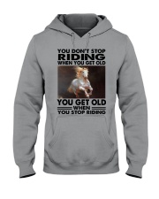 horse riding Hooded Sweatshirt tile