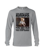 horse riding Long Sleeve Tee tile