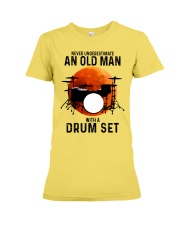 drum-set-old-man Premium Fit Ladies Tee tile